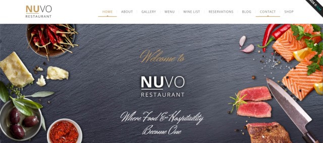 12-NUVO - Cafe & Restaurant WordPress Theme - Multiple Restaurant & Bistro Demos