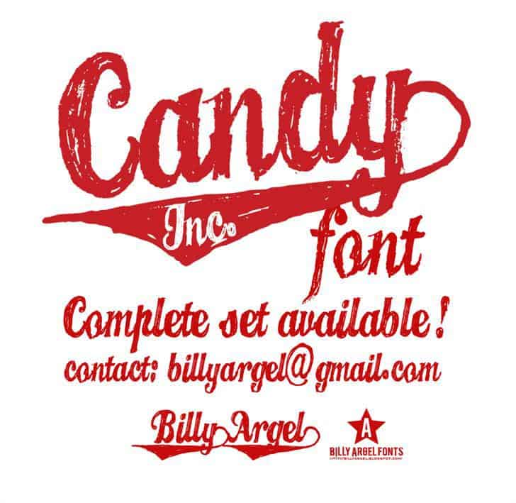 candy ink font