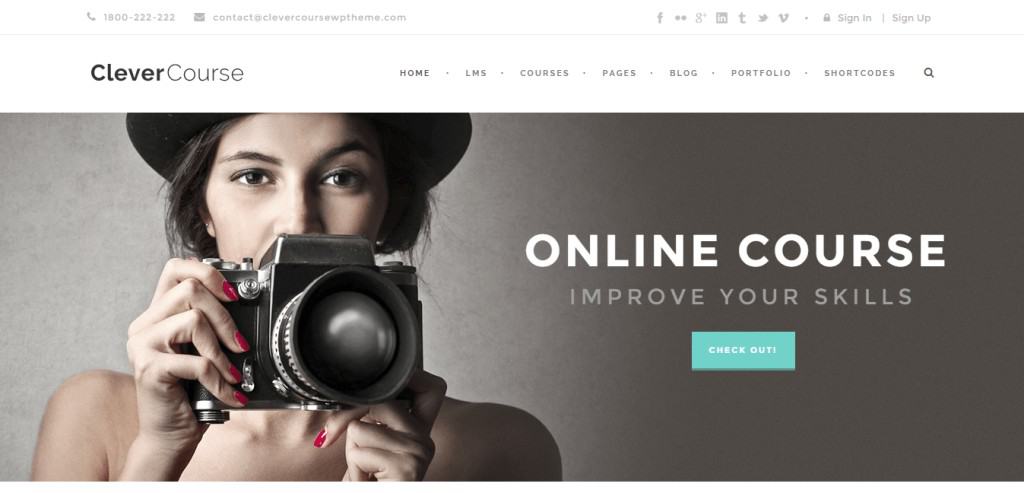 Clever Course WordPress Theme