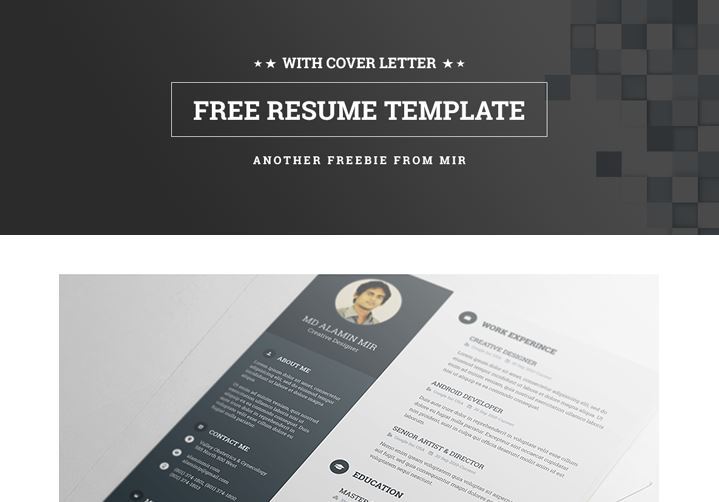 Cover Letter Free Resume TEmplate