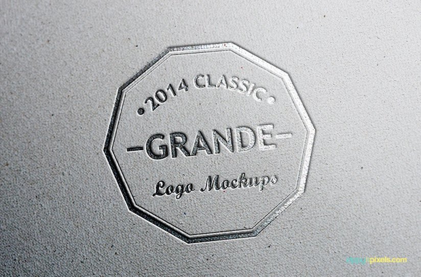 Free Photorealistic Leather Logo Mockups