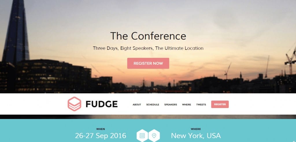 Fudge Conference Website