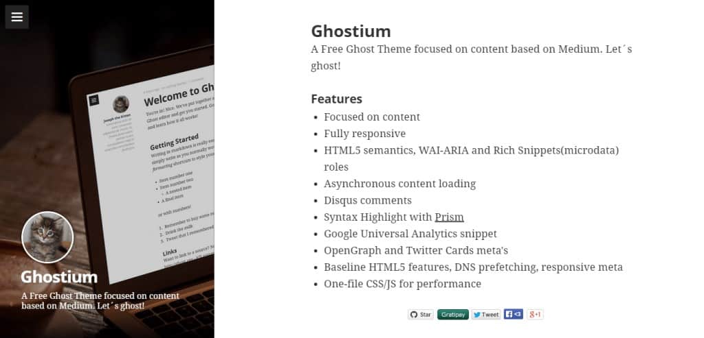 Ghostium Ghost Theme