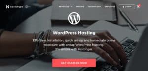 Hostinger- best wordpress hosting service