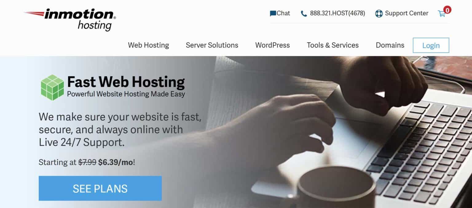 InmotionHosting-best cheap worpdress hosting service