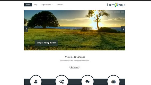 Luminus is a Free WordPress Theme