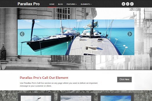 Parallax Pro WordPress Theme