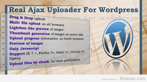 Real Ajax Uploader for WordPress