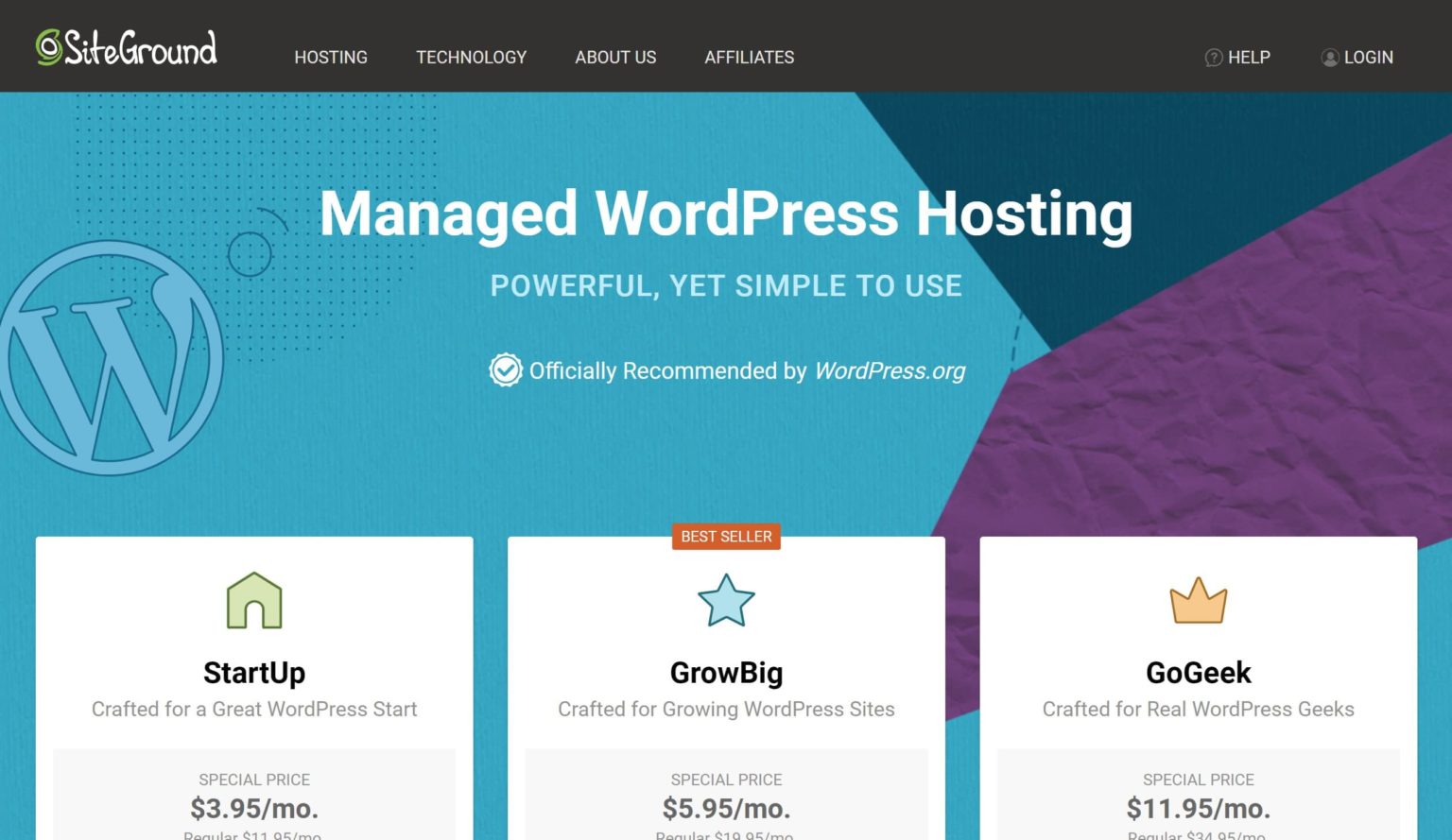 siteground is the fastest WordPress hosting provider
