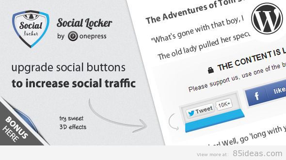 Social Locker for WordPress