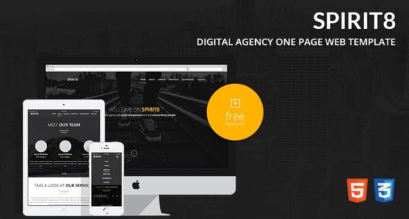 Spirit8-Digital-Agency-One-Page-Web-Template