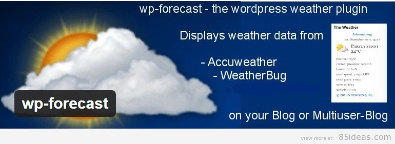 WordPress Weather Forecast Plugins