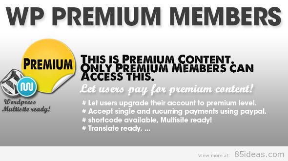 WP Premium Members