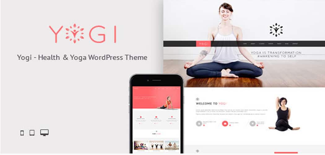 great WordPress themes for yoga business
