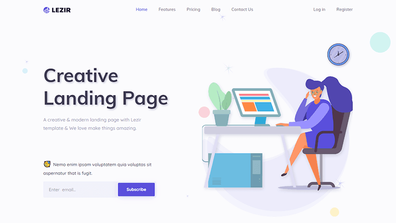 best landing page templates