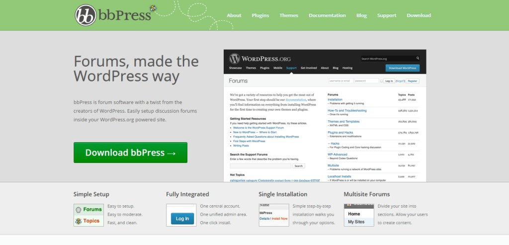 bbPress plugin