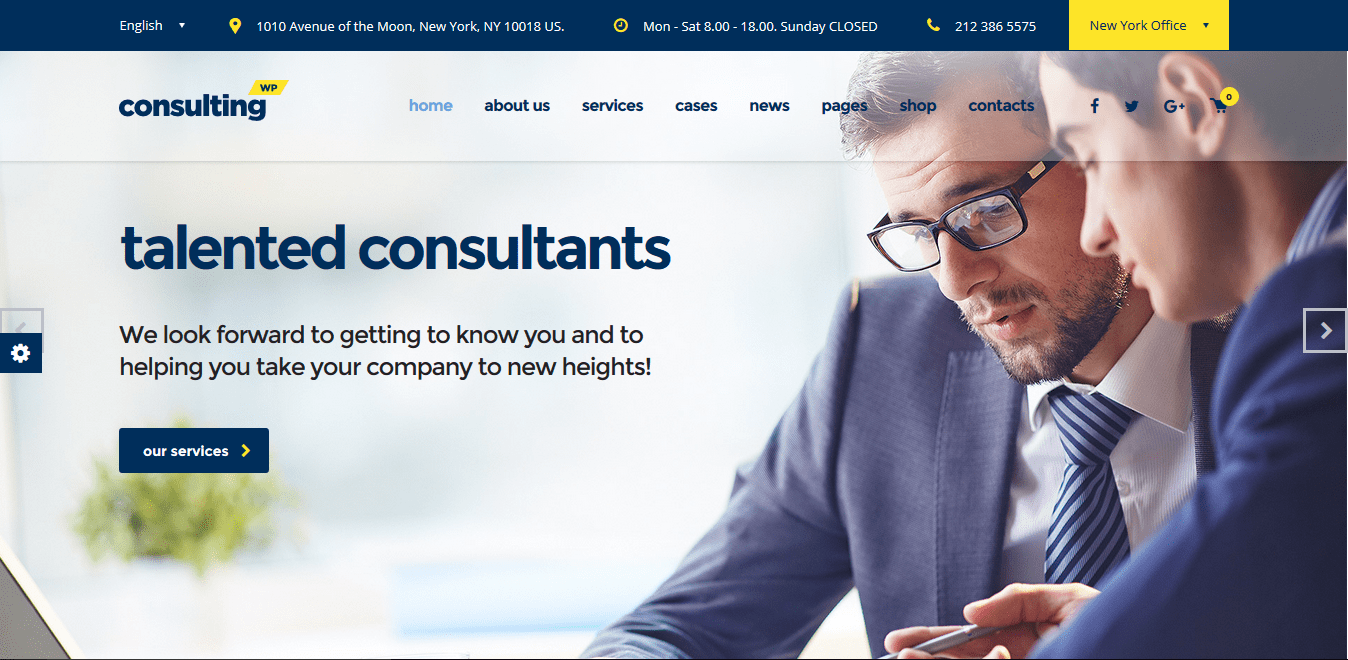 best business consulting wordpress themes