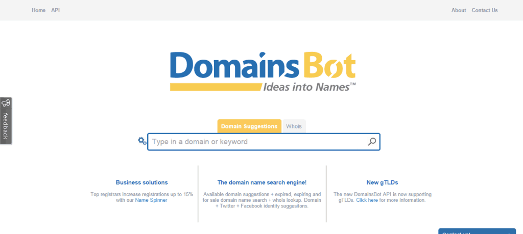 Domain Suggestions DomainsBot