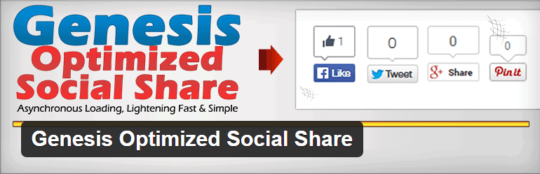 Genesis Optimized Social Share Plugin