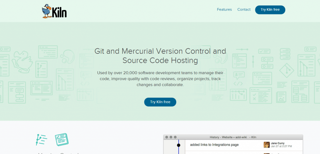Git and Mercurial Version Control Kiln