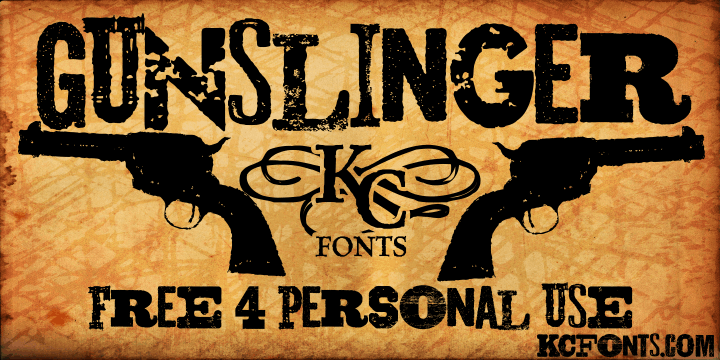 Gunslinger font