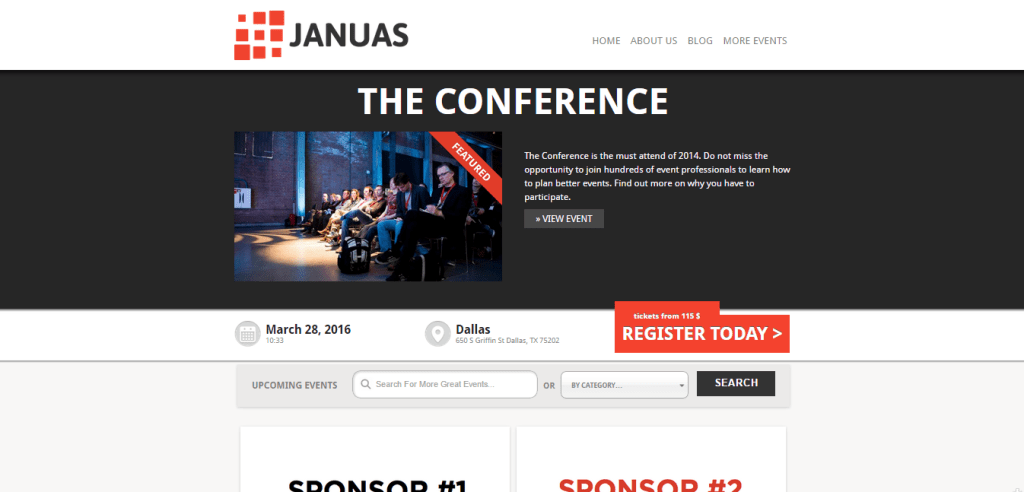 Januas Event WordPress Theme