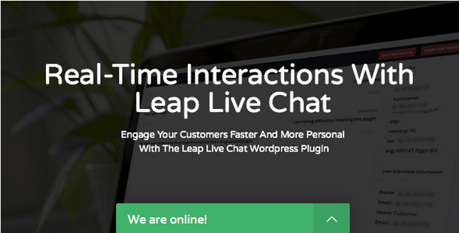 Leap WordPress Live Chat Plugin