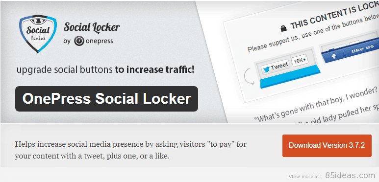 OnePress Social Locker Plugins