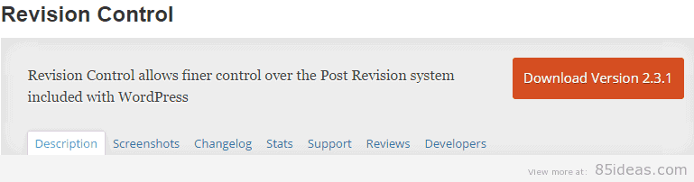 Revision Control Plugin