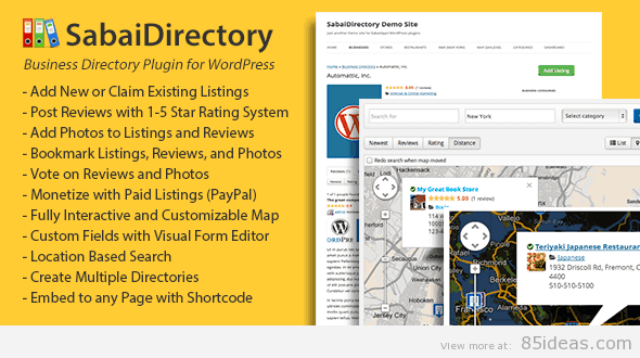 Sabai Directory for WordPress