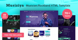 Musiziya-Musician-HTML-Template