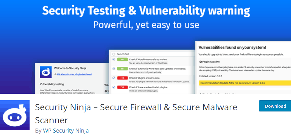 Security Ninja- Secure Firewall & Secure Malware Scanner