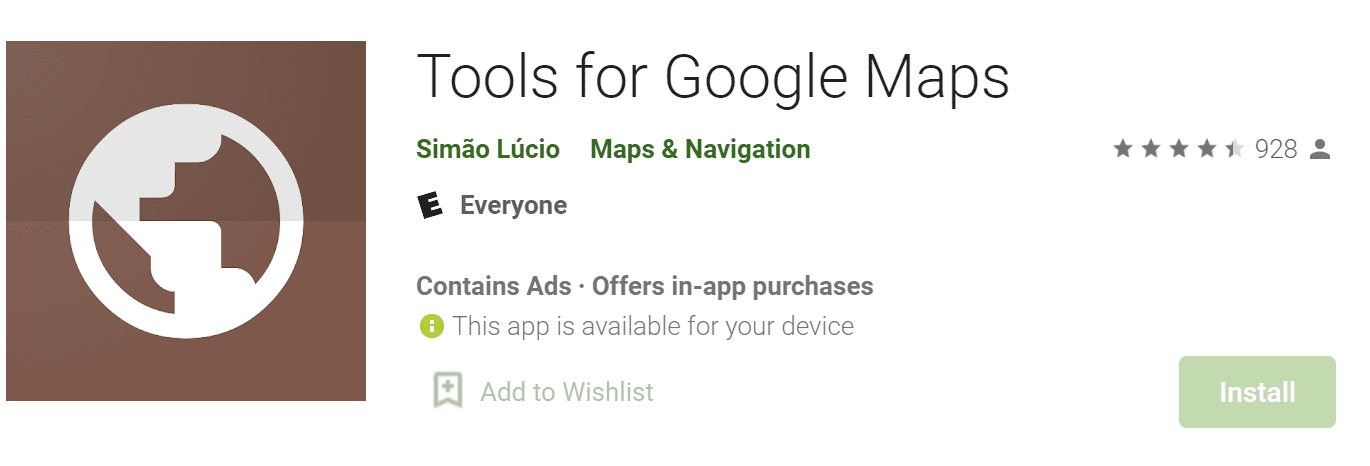 Tools for Google Maps