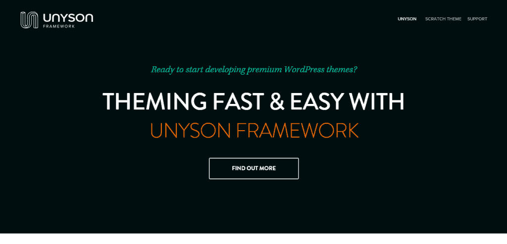 Unyson Framework by Theme Fuse