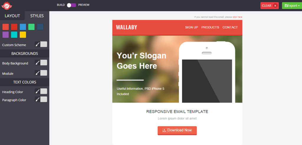 Wallaby Multipurpose Email Template
