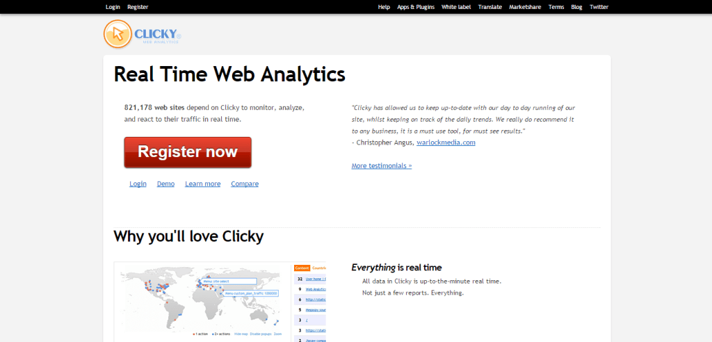 Web Analytics Clicky