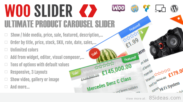 Woo Commerce Product Slider