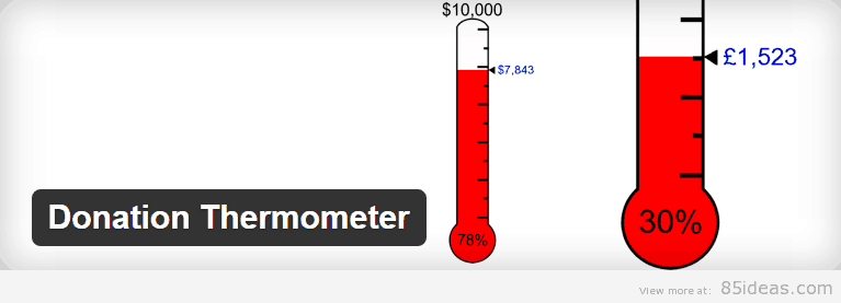 WordPress Donation Thermometer
