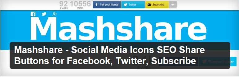 WordPress Mashshare Social Media Plugin