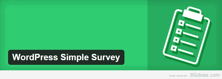 WordPress Simple Survey WordPress Plugins